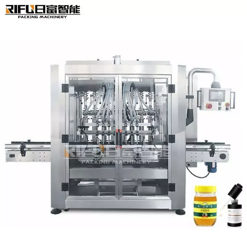Customizable automatic filling machine for sauce paste and high viscosity liquid product