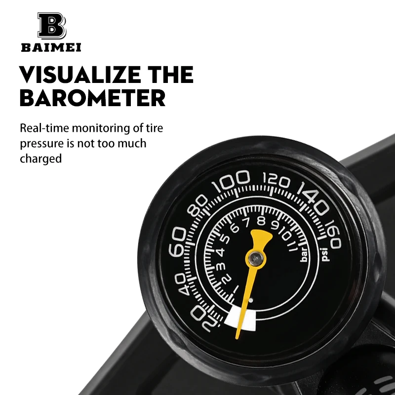 2023 New Manual Air Pump for Mountain Bikes for Cycle Bicycle Pump