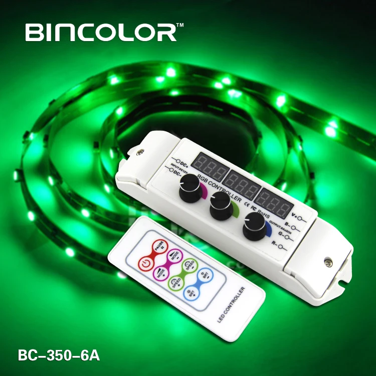 BC-350RF Wholesale 6A*3CH Led Controller 12V RGB Wireless Rf Remote Control Led