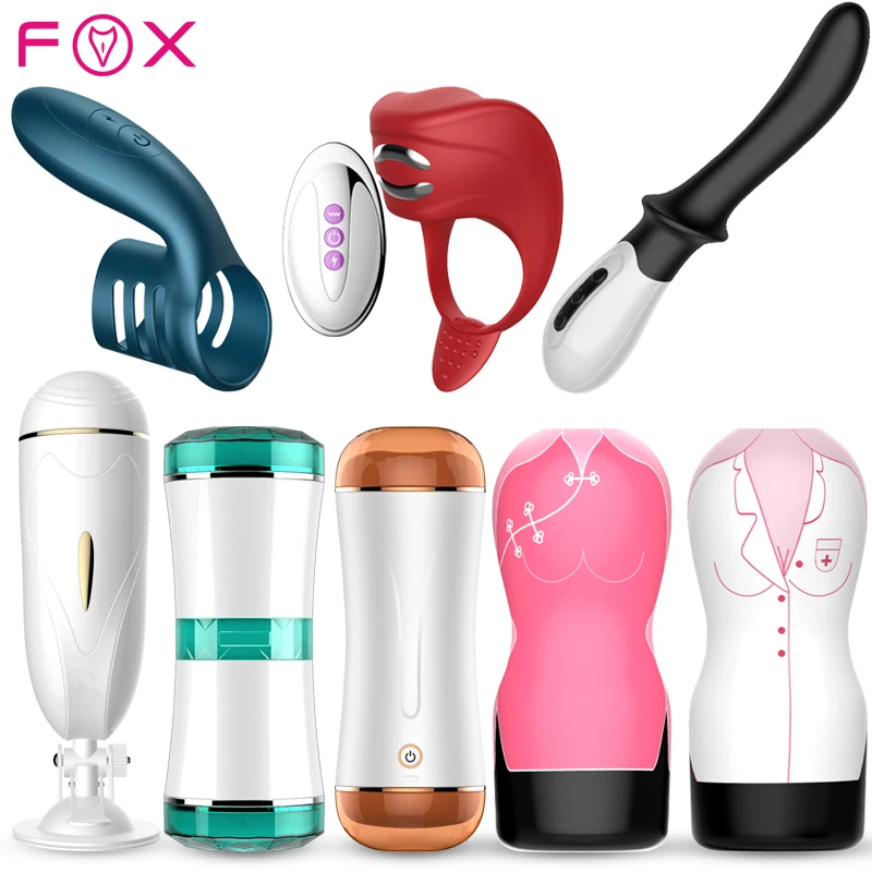 Automatic Electric Thrusting Piston Dual Channel TPE Masturbator for Mens Dildo Masturbation Machine Men Masturbation Sex Toys