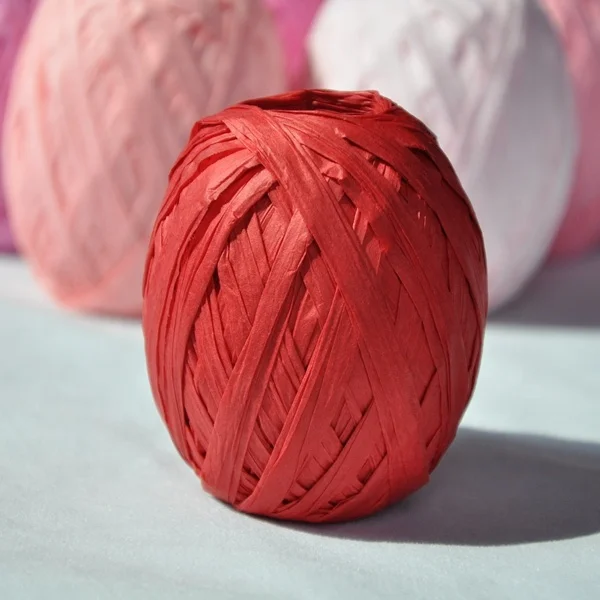 Sunjoy дешевая декоративная Красивая синтетическая плетеная скрученная бумага рафия для продажи