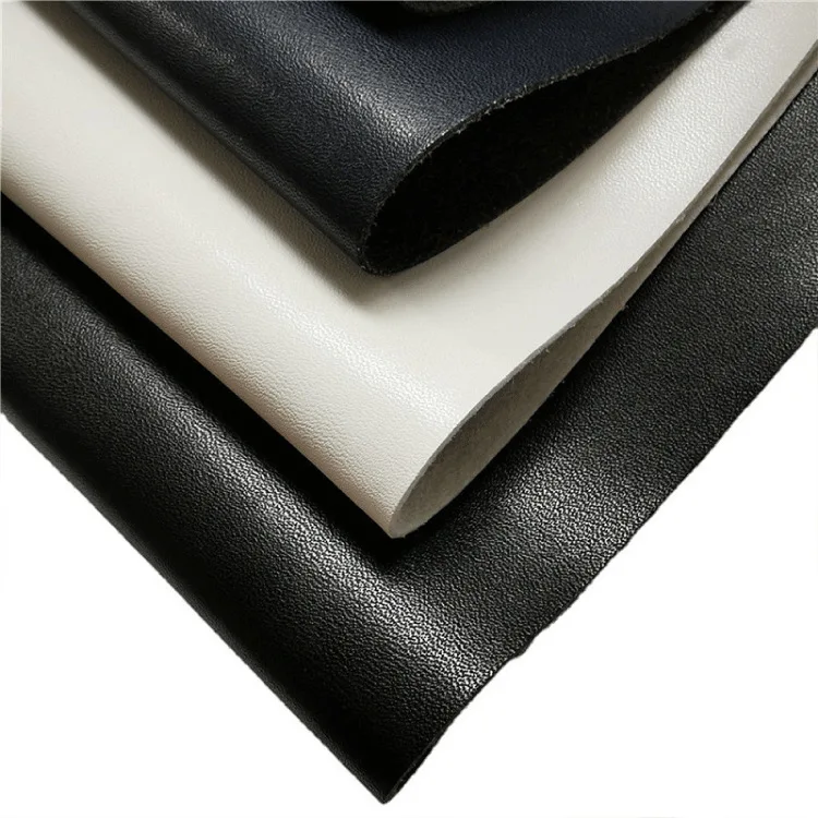 Waterproof Microfiber 0.7 mm Embossed Napa Artificial Faux Synthetic PU Fabric Microfiber Leather for Car Seat Bags Shoes Making