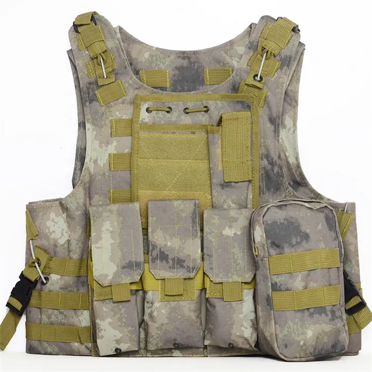 GAF Customized Adjustable 1000d Nylon Plate Carrier Chalecos Tactico Training Weight Tactical Vest