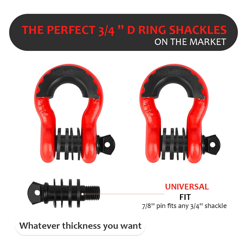 Mining-Factory Rigging Carbon Steel High-Strength 4*4 Forged Bow Shackle Galvanized US Type Off-Road Alloy Steel Shackle