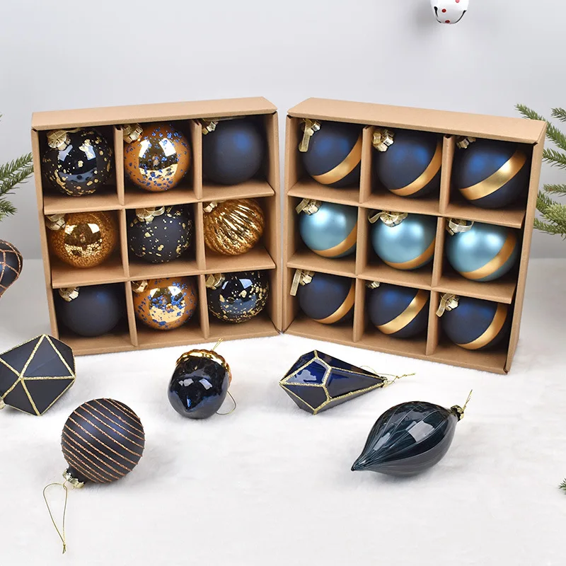 Factory Sells Christmas Glass Ball Decorations Directly Hand-painted Christmas Ornament Hanging On The Christmas Tree