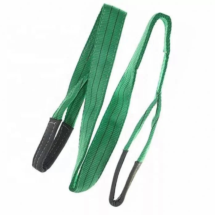 
White flat sling widened sling trailer rope 1-2 tons wear-resisting lifting belt 