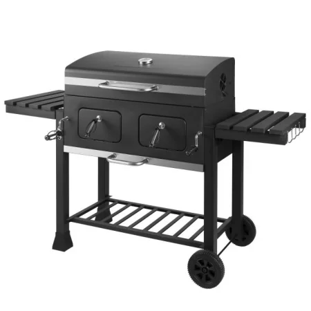 Outdoor Kitchen Barbecue Heavy Duty Durable Smoker Grill Machine Barbecue Trolley Metal Steel Charcoal BBQ Grills
