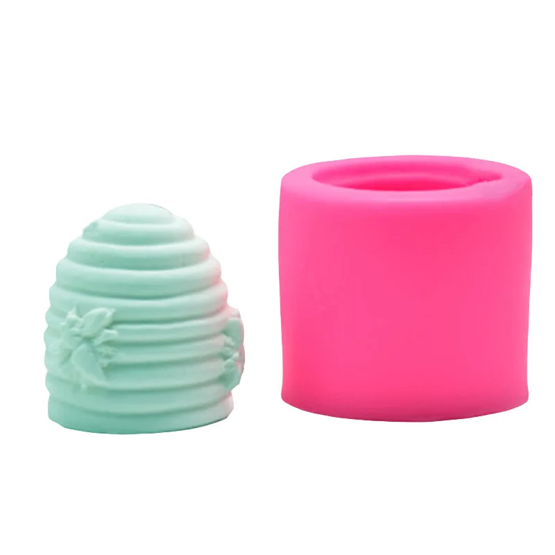 Шестиугольные силиконовые формы для изготовления улей, пчелиного воска, свечей, мыла, 3D формы для пчелиных сотовых свечей