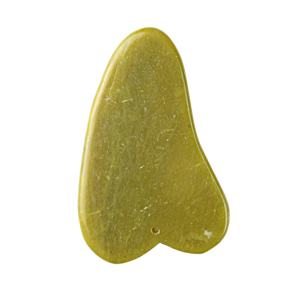 slimming face massage tool natural xiuyan jade green stone facial massage roller jade roller sets with guasha stone