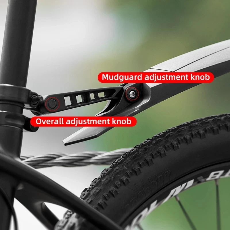 ROCKBROS Fender Mtb резиновый хвост мягкий MTB велосипед Расширенный передний задний брызговик Регулировка любого угла крыла