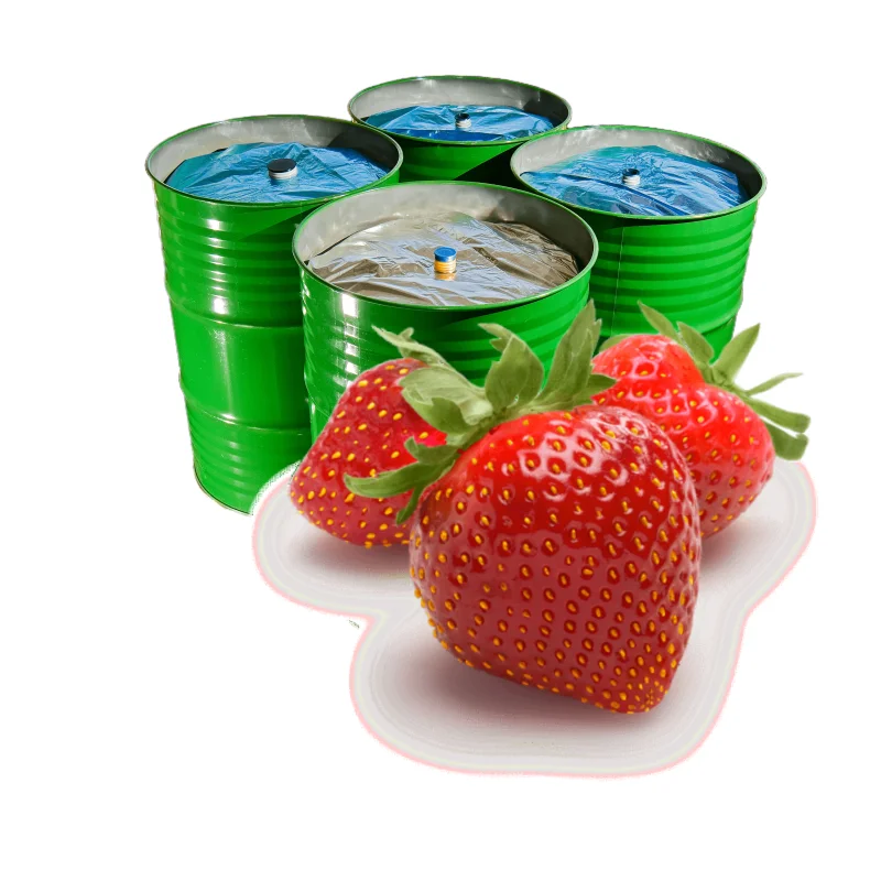 Асептический контейнер для пакетов Brix 32 TA 0,6, 200 кг, чистый натуральный напиток, сырье для фруктового пюре, сока, концентрат целлюлозы клубники