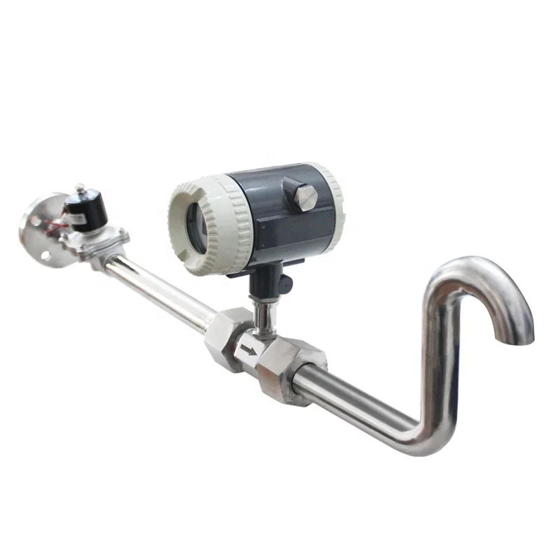 Screw turbine flow meter 4-20 flowmeter with high precision