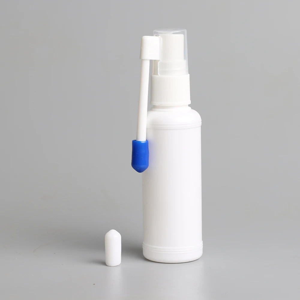 10ml 15ml 20ml 30ml 50ml HDPE Empty pharmaceutical plastic bottle amber Oral Nasal Throat Mist Spray Bottle