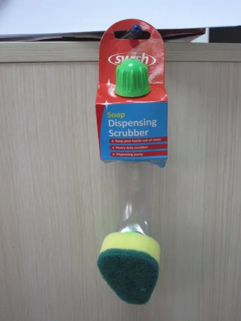 SOAP DISPENSER SPONGE BRUSH