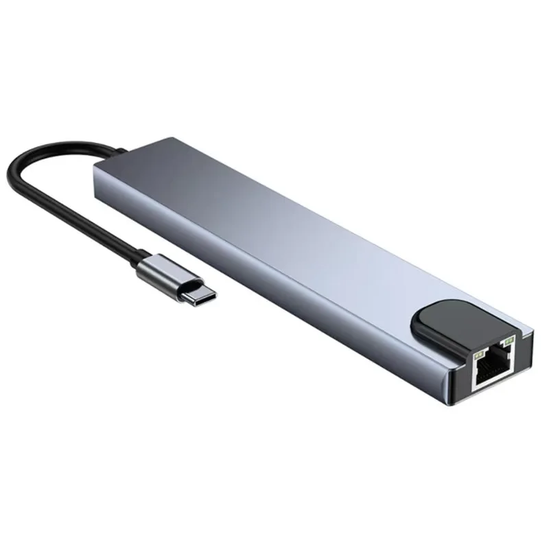 Заводская розетка USB C док-станция к HDcable конвертер концентратор разделитель кардридер 8 в 1 Type-c