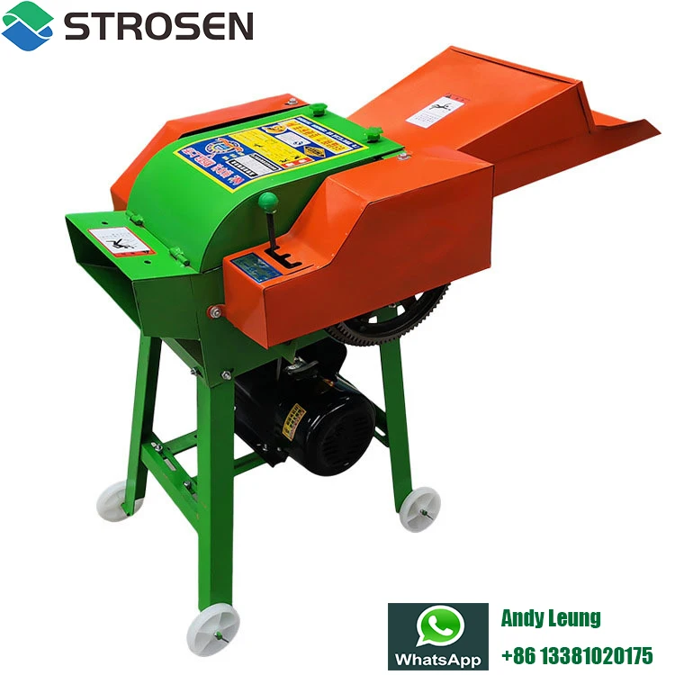 Strosen Grass Crusher Cutter Animal Feed Material Cutting Grass Processing Poultry Feed Farm Machinery  h a y Cutting Cow Grass