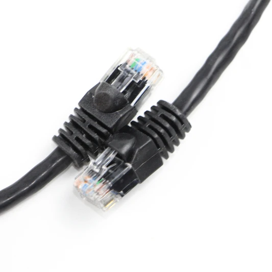 Hot sales low price pass channel test 1m cat5e black network rj45 cable