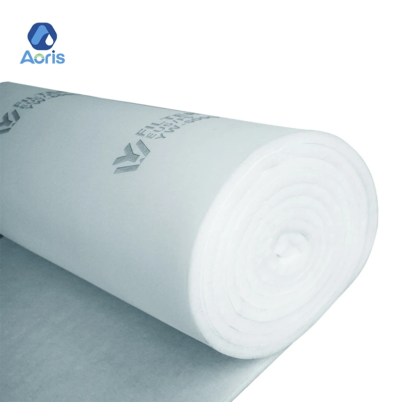 Ceiling Filter Media fiberglass air filter roll airbrush spray booth floor filter