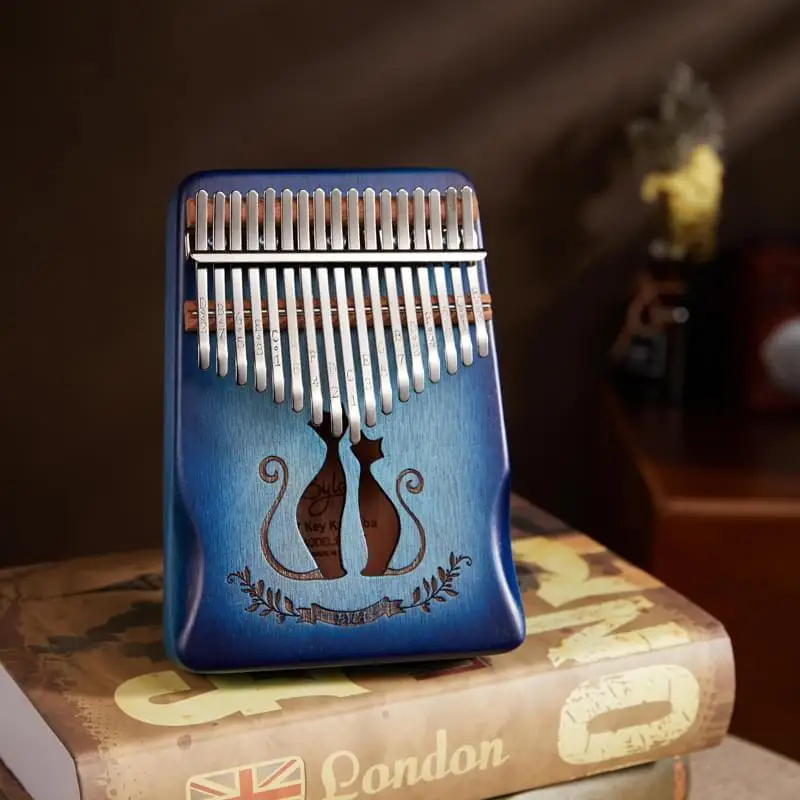 no buzz sounds 17 keys one organic structure coconut kalimba diy kit strumenti musicali professional