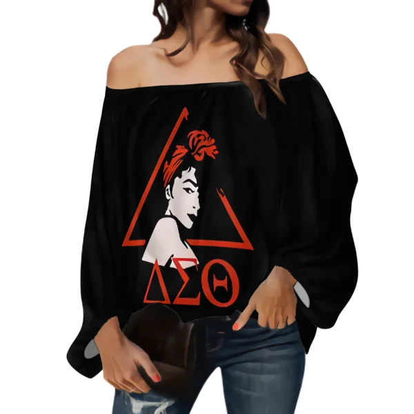 Женский шифоновый топ Quanzhou Delta Sigma Theta Design удобный и Мягкий