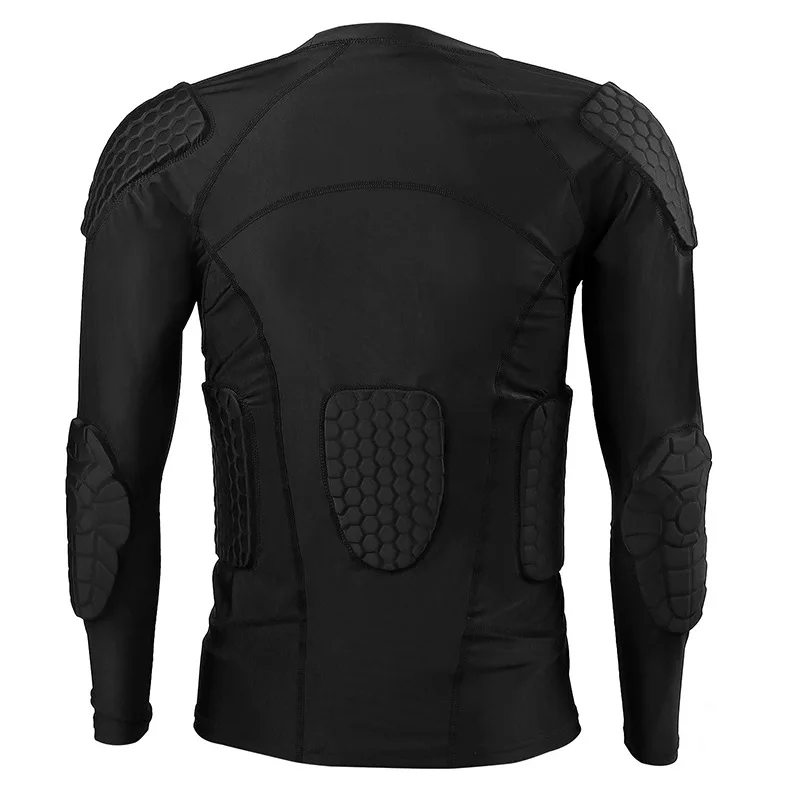 Padded Football Protective Gear Set Training Suit for Soccer Basketball Shirt Rib Body Safe Guard Shoulder Chest Protector Suit