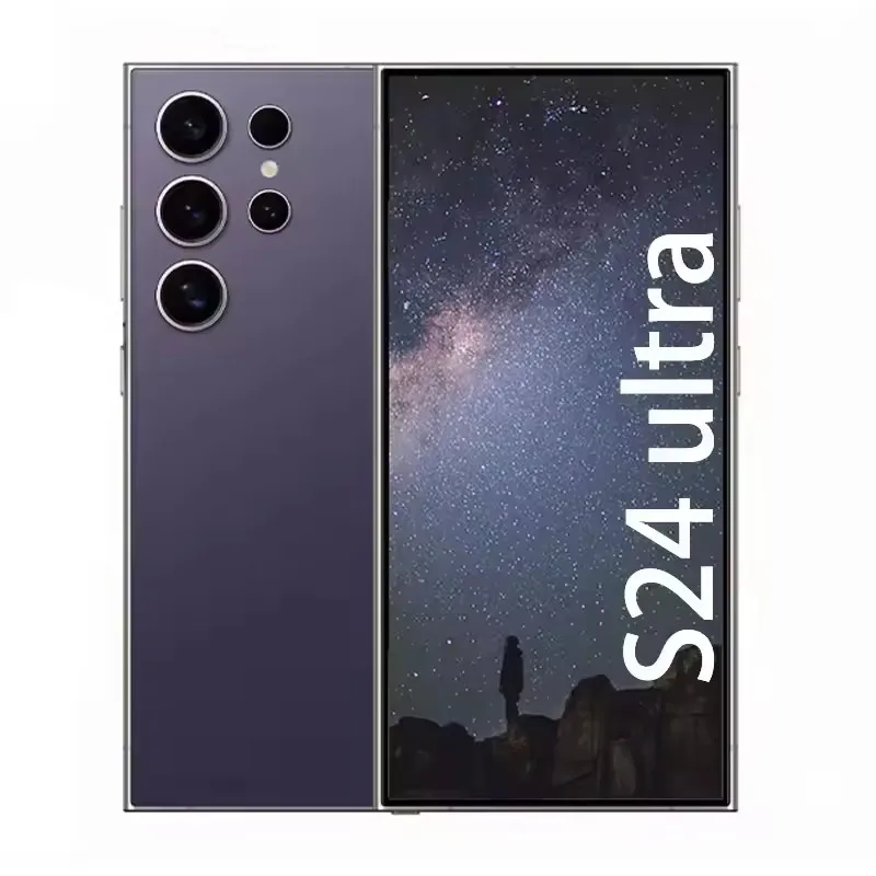 good Selling Custom Cell Phones Smartphones S24 Ultra Big Screen 5g Smartphone 16gb + 1tb Android13 Dual Sim Card Handphone
