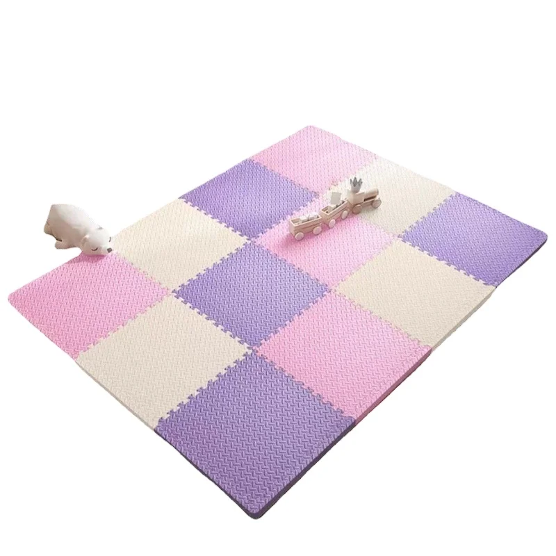 Hengjia Eva Crawling Rug Carpet Interlocking Foam Floor Tiles Kid Puzzle Mat Baby Foam Play Mat