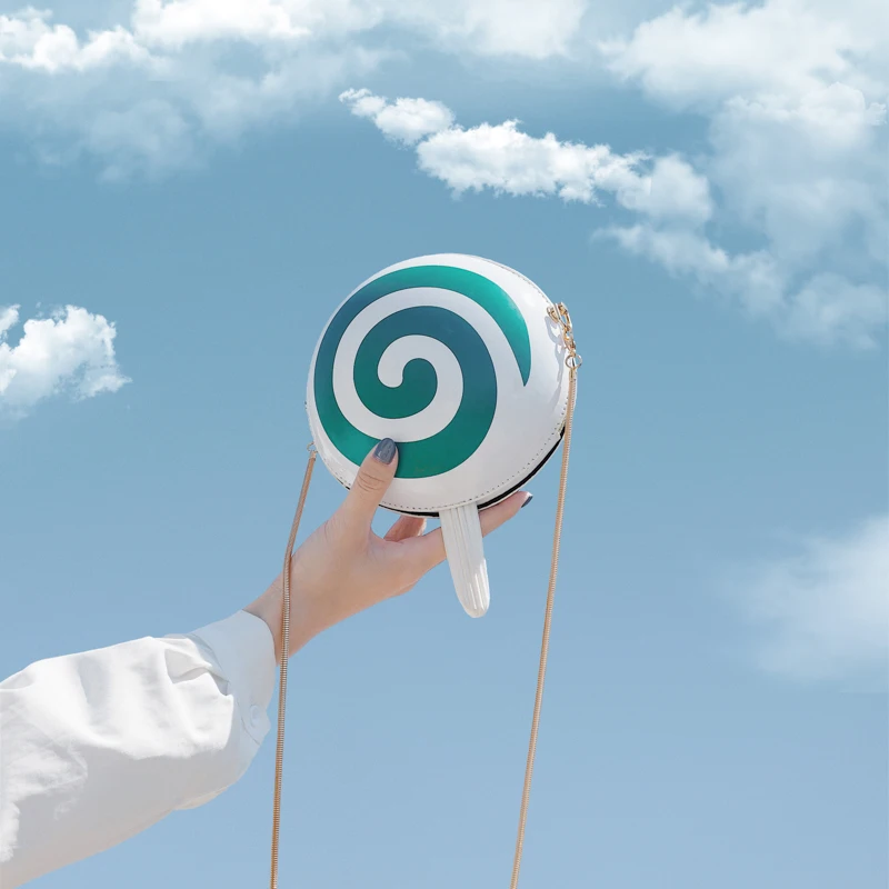 
Dropshipping 2020 New Fashion PU Leather LollipopShape Handbags and Purses for Women Chain Shoulder Crossbody Bag 