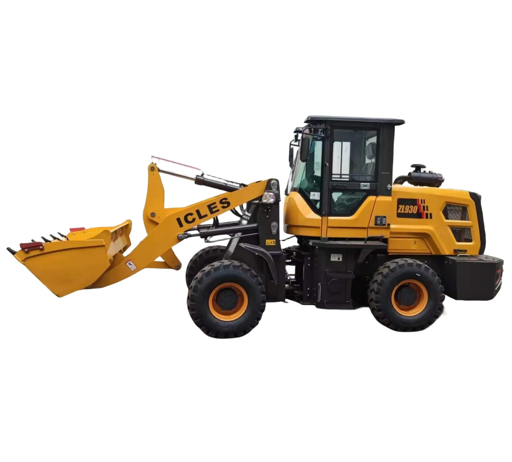 China new wheel loader 1.5 ton compact small mini front loaders 1m3 bucket shovel powerful payloader