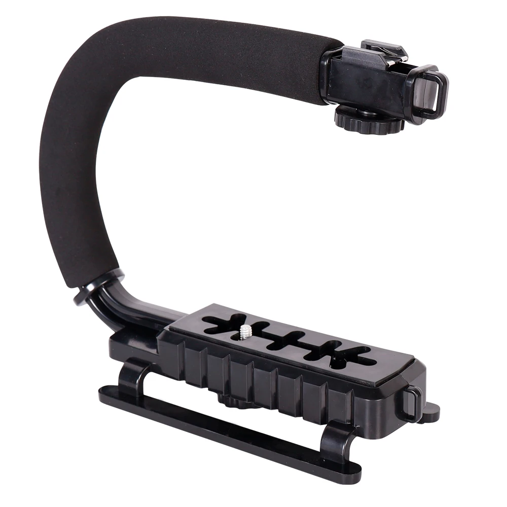 Professional handheld photography stabilizer U-shaped fill light flash camera mount for most cameras and mobile phones