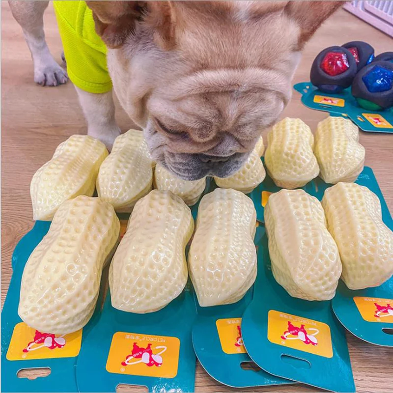 Puppy Toy Squeaky Chien Products For Small Medium Large Dogg Durable Pet Teething Accessories Tpr Dog