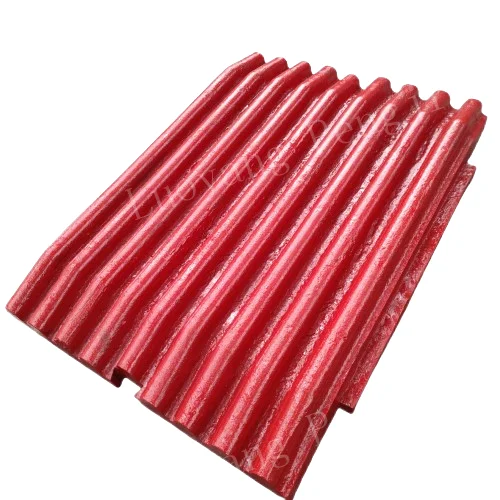 Stone ore jaw crusher spare parts wearing parts for shan bao jaw plate