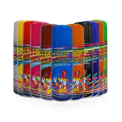 Disposable color hair spray, spray dye, fragrance type party supplies