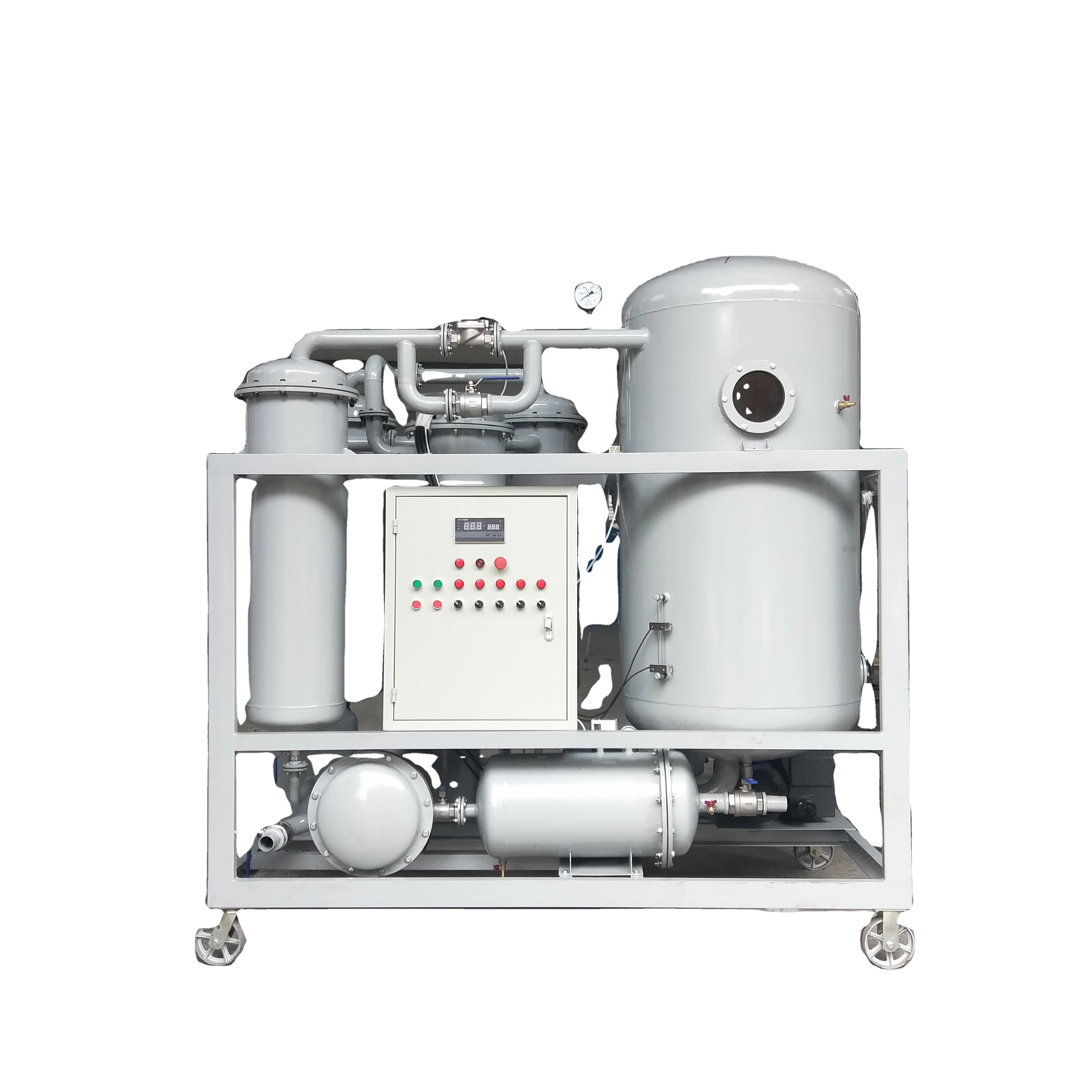 Full Automatic Oil Purification Machine Turbine Oil Dehydration Processing Plant