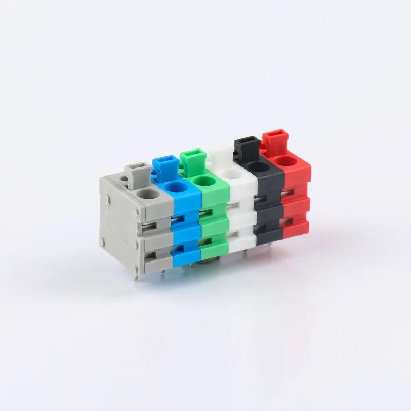pcb terminal block push push fit terminal block connector