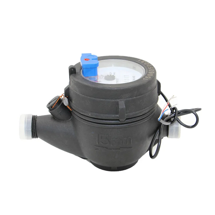 Многоструйный счетчик воды DN15 ~ DN50, герконовый переключатель, пластиковый материал, для школы, импульсный дисплей для чтения