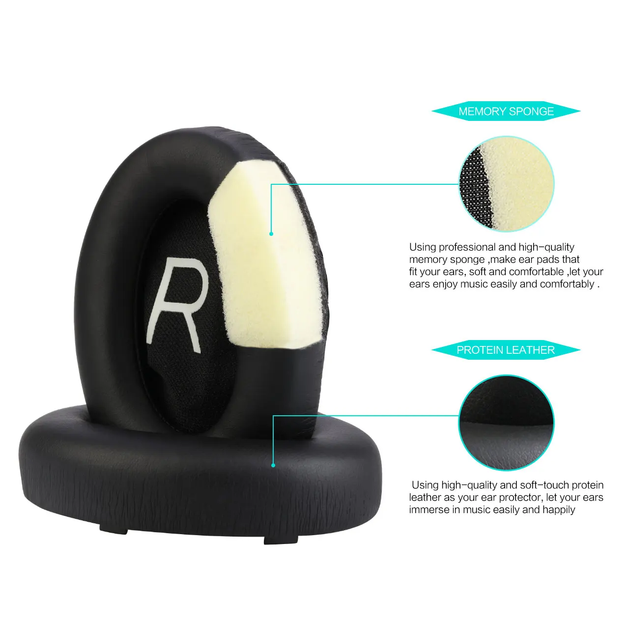 Earpads fit for Bose Quietcomfort 700, NC700 Ear Pads Headphones Cushion Kit Covers with Upgraded Memory Foam