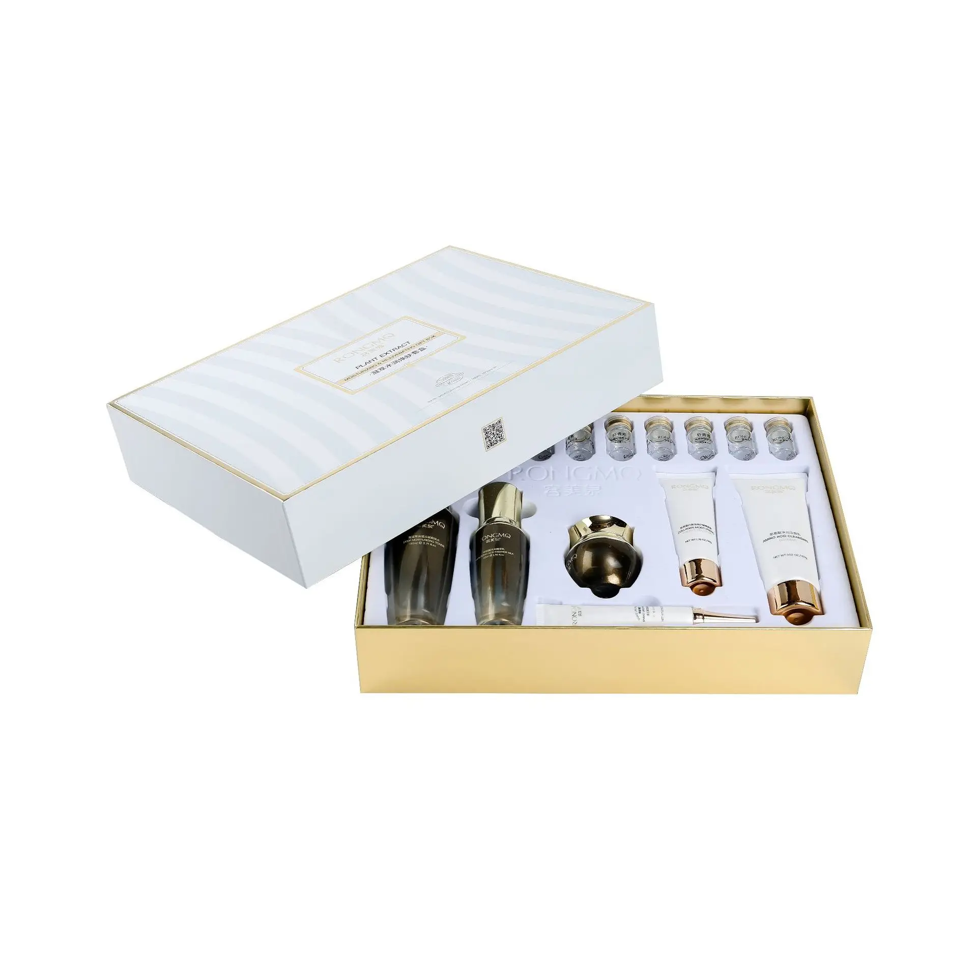 Lid And Base Gift Packaging Box Luxury Rigid Cardboard For Cosmetics