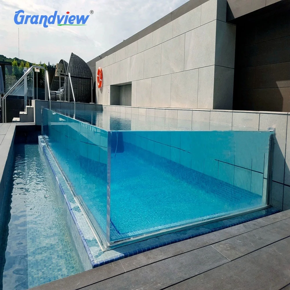 80mm 100mm 120mm thick acrylic window panel swimming pool transparent