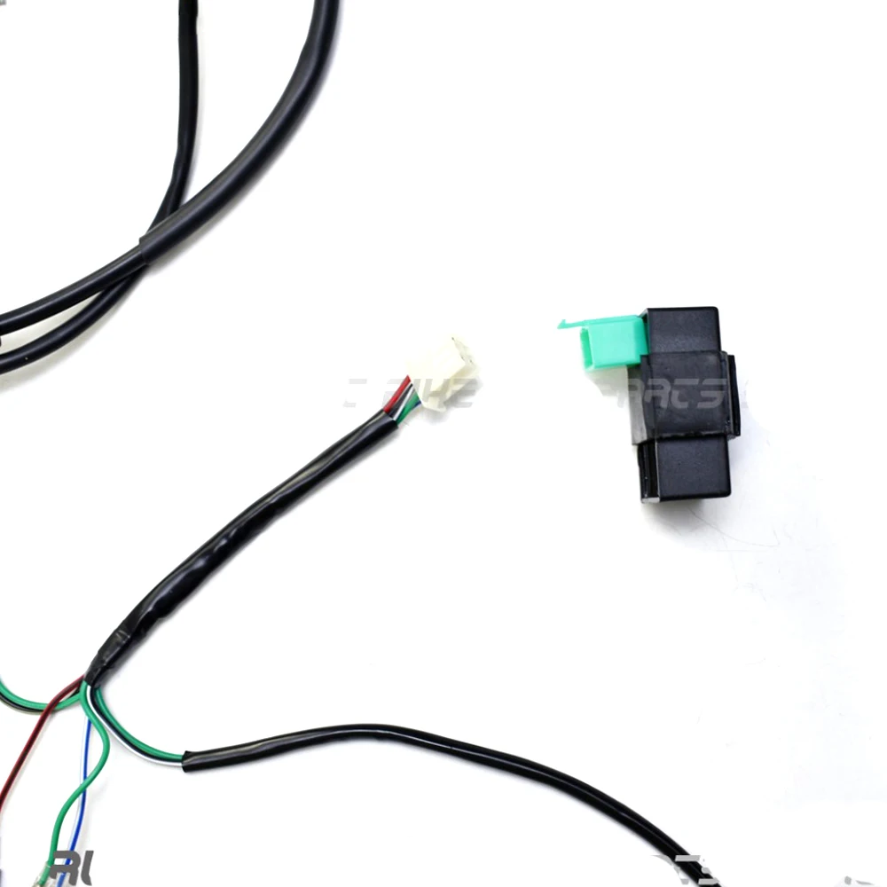 Complete Wiring harness Loom ELECTRICS Wiring 50CC 70CC 110CC 125CC WIRE HARNESS CDI COIL DIRT BIKE ENGINE