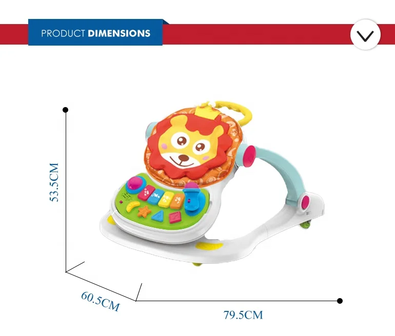 2022 most popular Baby Walker for Standing Stroller Cheap 4 in 1 Baby Strollers Low Moq Giveaways Baby Toy Learning