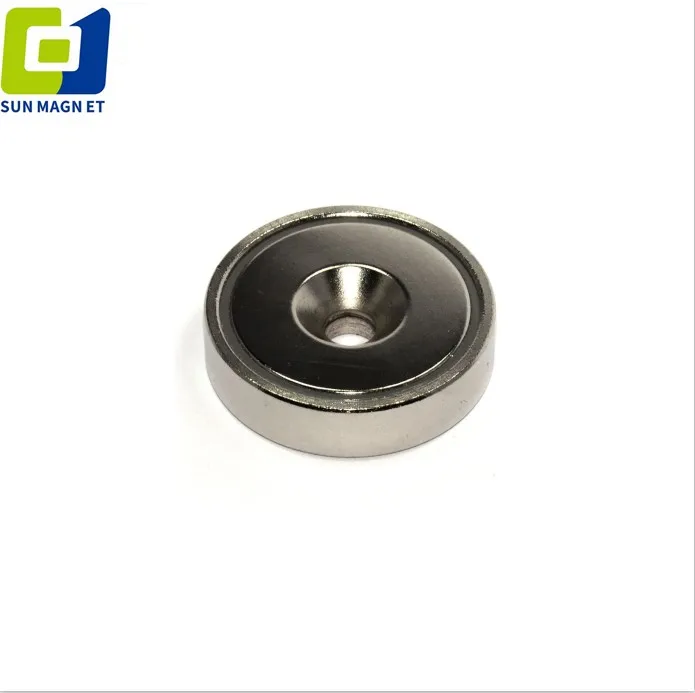 Drum Magnetic Separator Magnet Disk N52 Magnet Neodymium Countersink