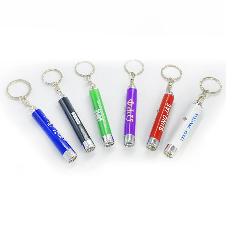 Customizable LED Keychain Projector with Mini Lamp Custom Logo Projector Promotion Gifts