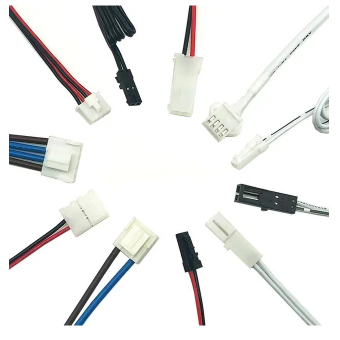 Original 10a  2 Pin Way Connector 4.5Mm El-2P With 20Cm Cable 22Awg Plug Wire To Wire Male Connector