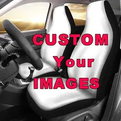 Polynesian Funky 2Pcs Hawaiian Samoa Flower 3D Custom Print Car Seat Cover for Most Car Suv Truck Colorful Blue/Purple MOQ1