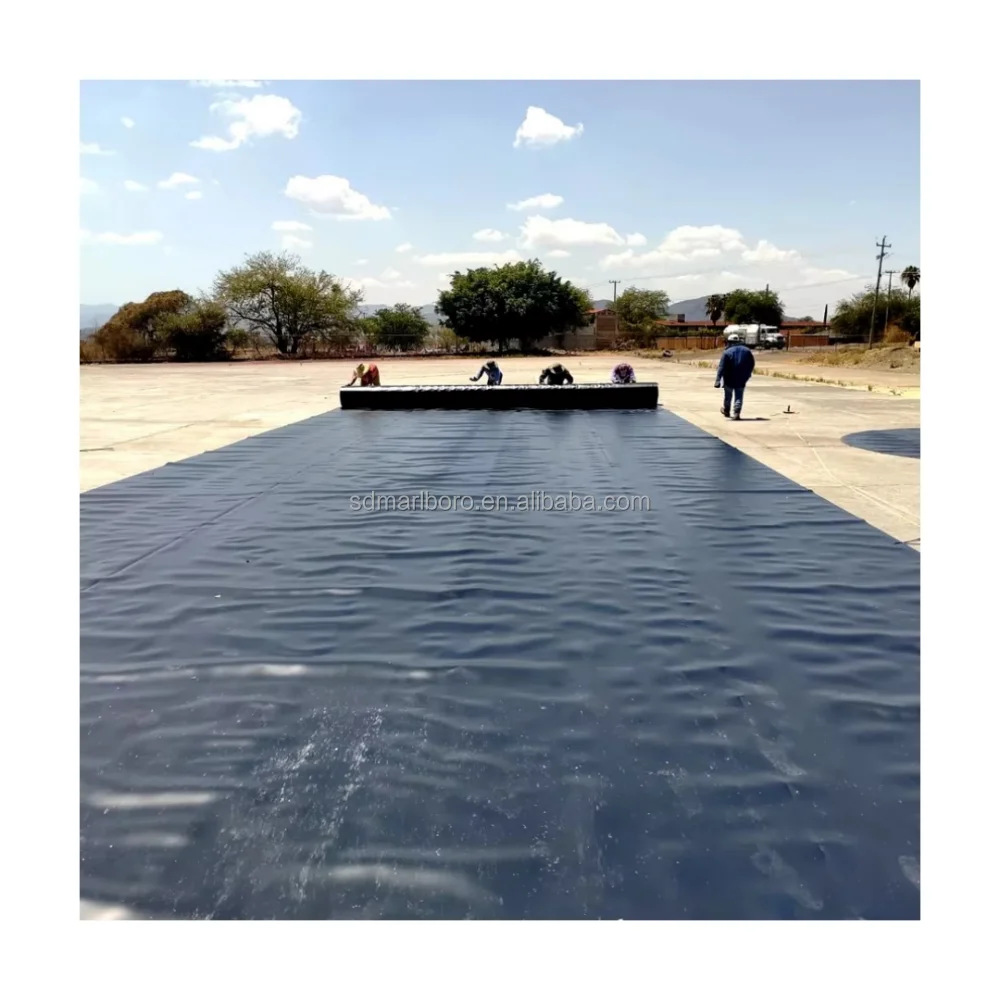 High Density Polyethylene Waterproof Smooth Textured HDPE Geomembrane for Pond Liner Landfill Mining HDPE Geomembrane