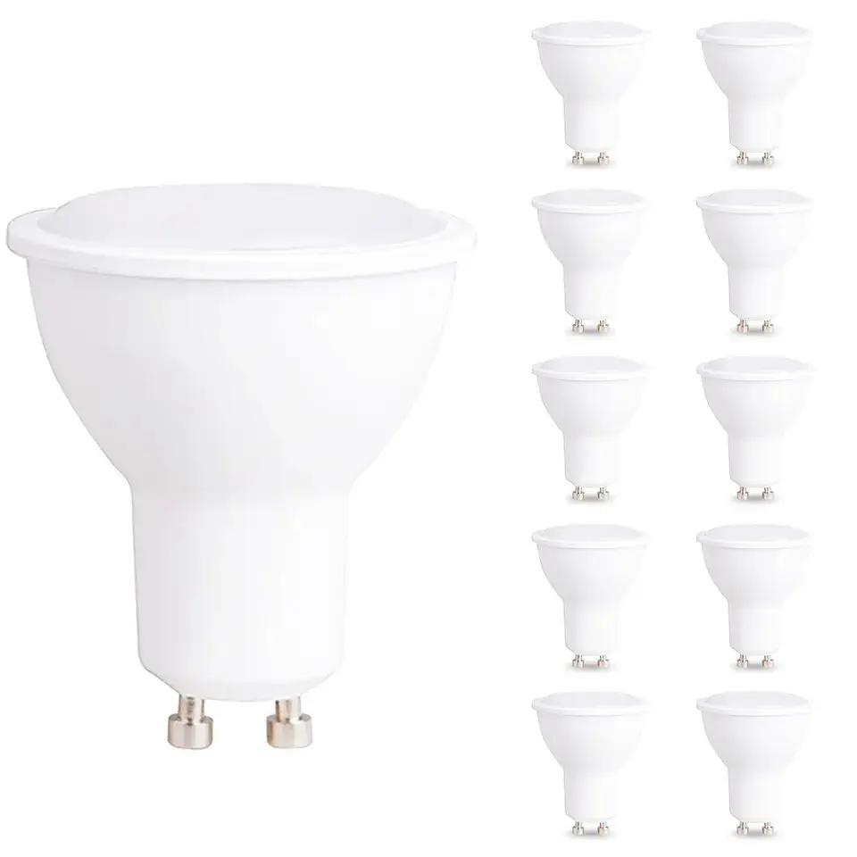 Высокое качество SMD2835 холодный теплый белый GU10 Светодиодный прожектор 3W 4W 5W 6W