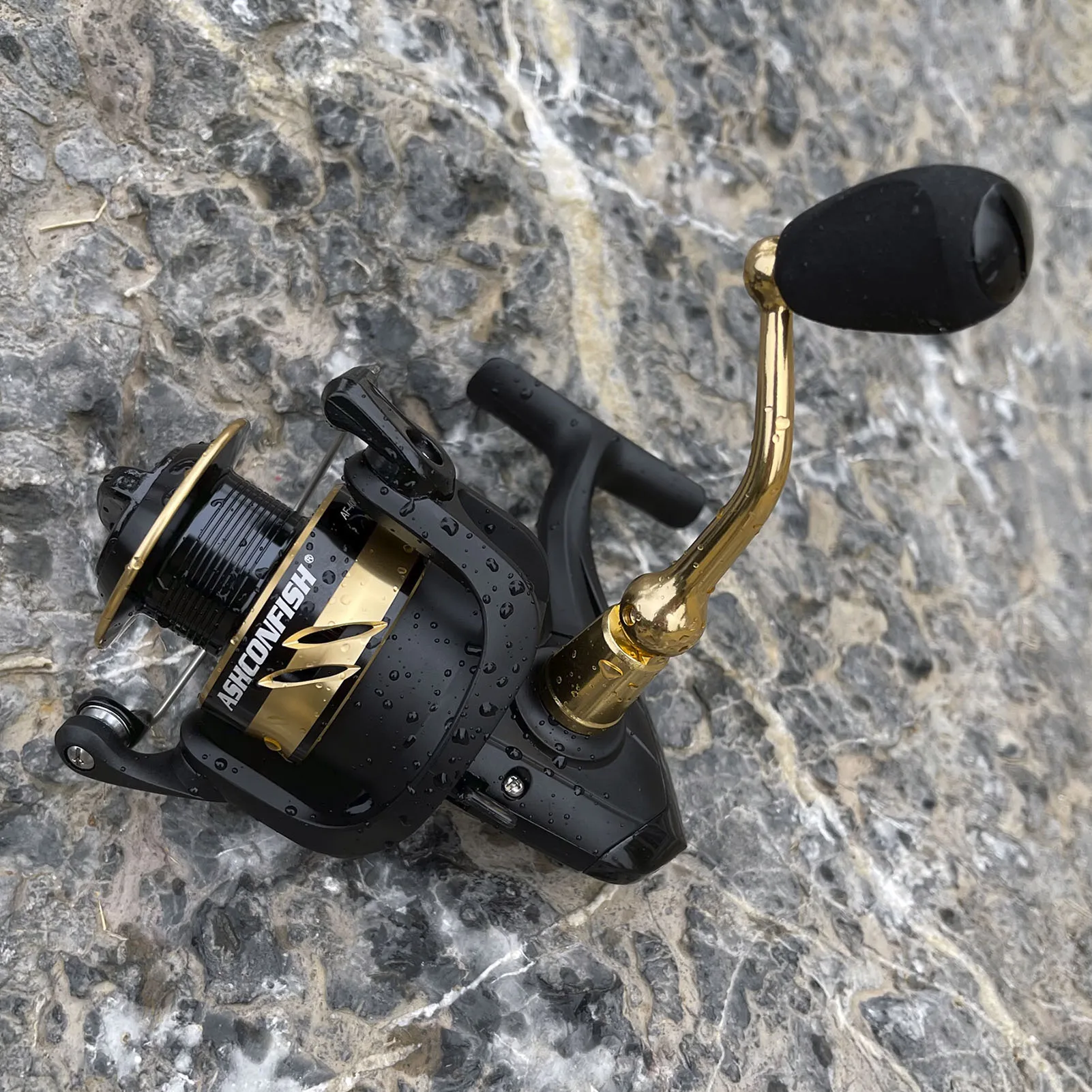 Ashconfish All Metal Wire Cup Fishing Reel AF 1000-5000 Series Max Drag 10 kg Spinning Fishing Wheel Sea Rod Reel