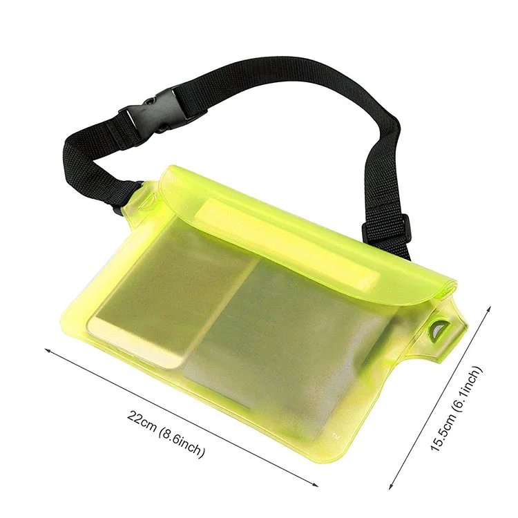 Hot Sale Universal PVC Waterproof Pouch Big Capacity Waterproof Bag with Adjustable Strap for Swimming Diving Boating Fishing