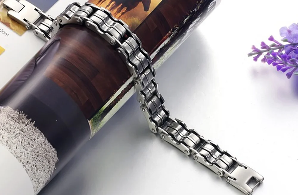 Retro Jewelry Punk Style Stainless Steel Infinite Vintage Boys Bracelet Design